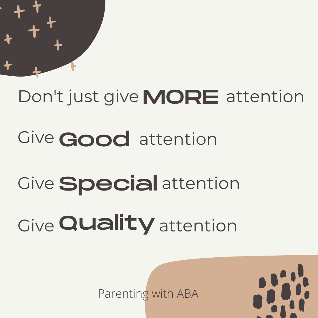 text: don't just give more attention