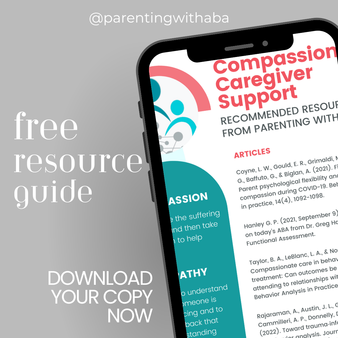 preview of compassionate parent training checklist