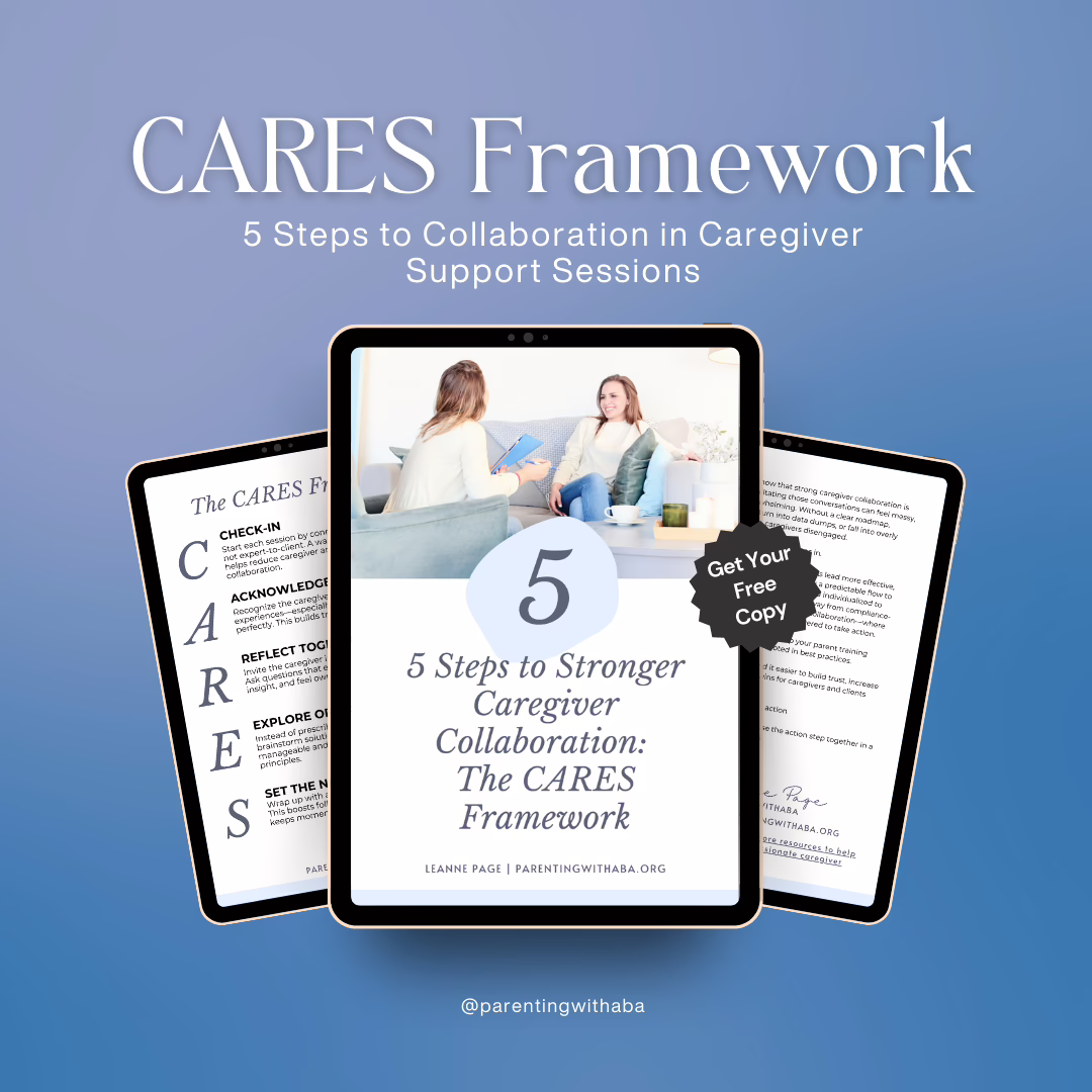 preview of compassionate parent training checklist